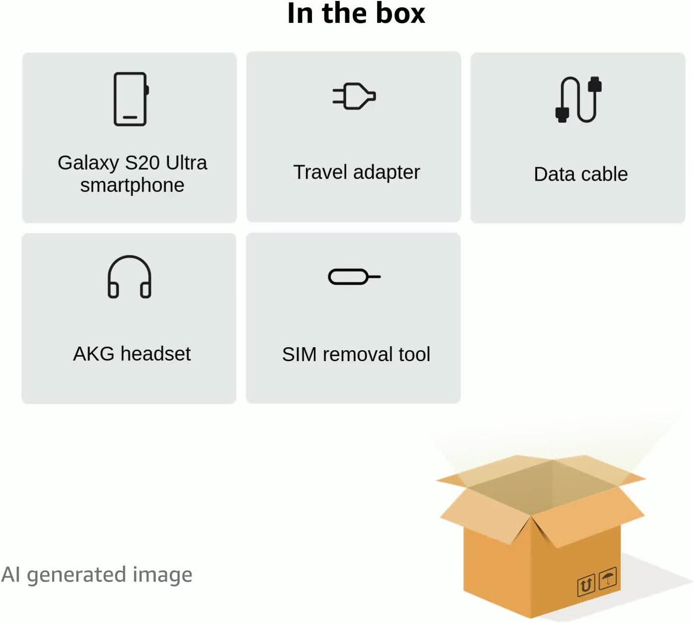 Samsung Galaxy S20 Ultra, 128GB, Cosmic Gray - Fully Unlocked (Renewed)