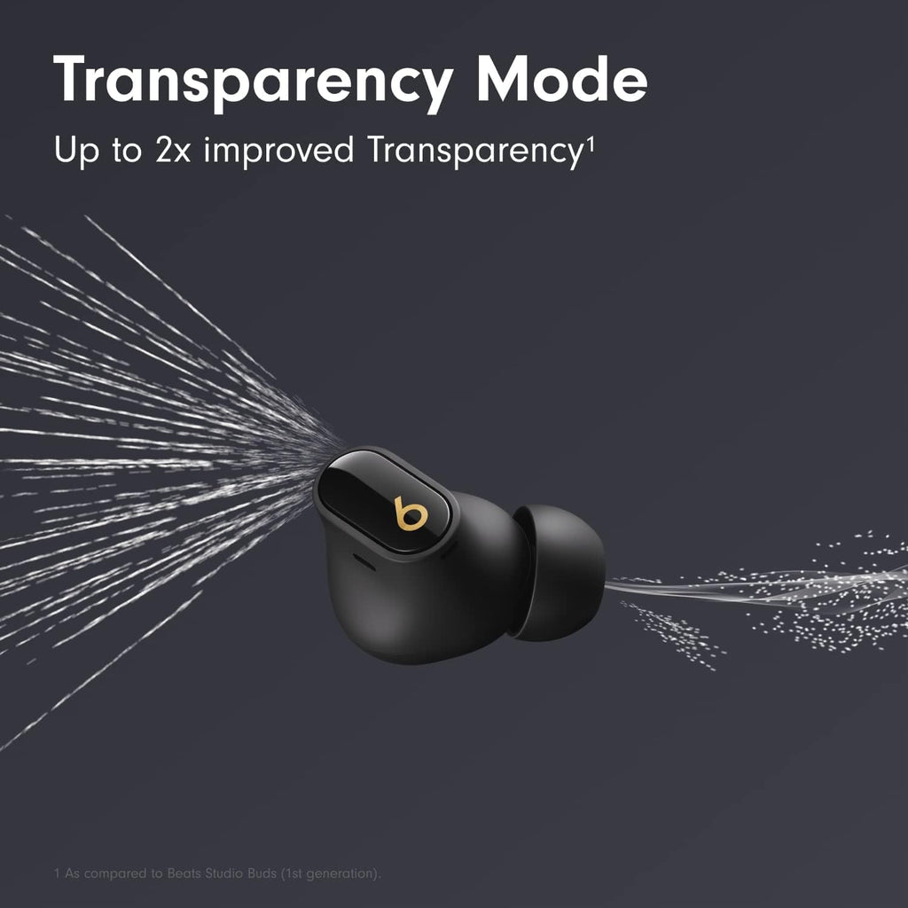 Beats Studio Buds + True Wireless Noise Cancelling Earbuds - Black/Gold (Renewed)