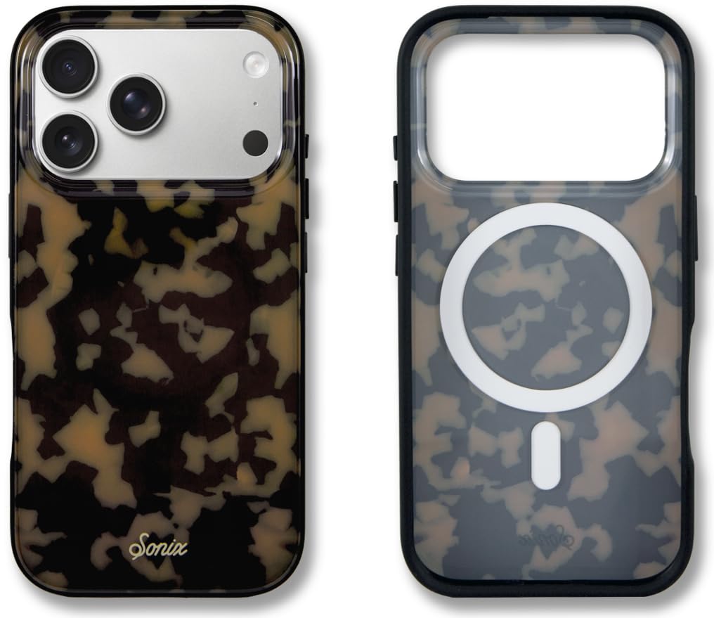 Sonix Case for iPhone 17 Pro Max | Compatible with MagSafe | 10ft Drop Tested | Tortoiseshell | Brown Tort