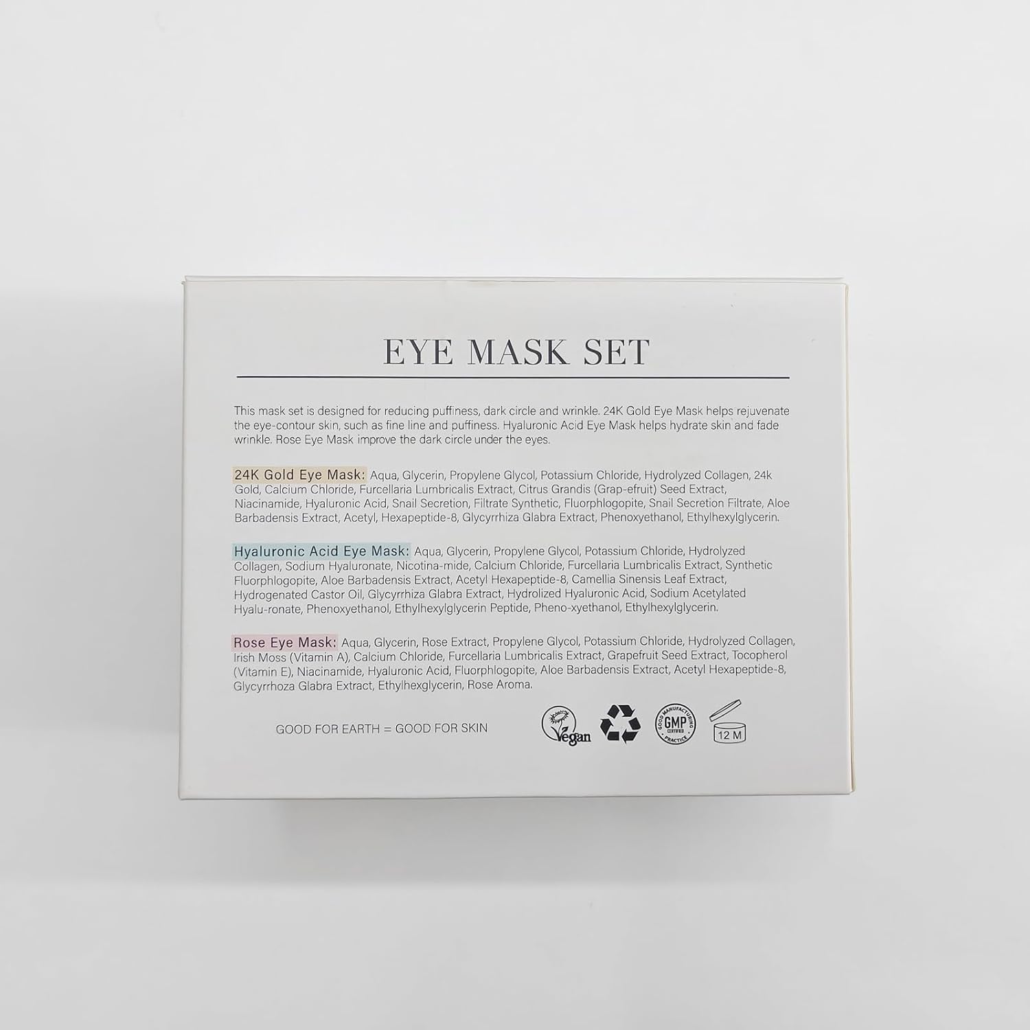 Under Eye Patches Gold and Hyaluronic Acid for puffy eyes,Rose Eye Masks for Dark Circles and Puffiness skin care Smooth Wrinkles products 30 Pairs
