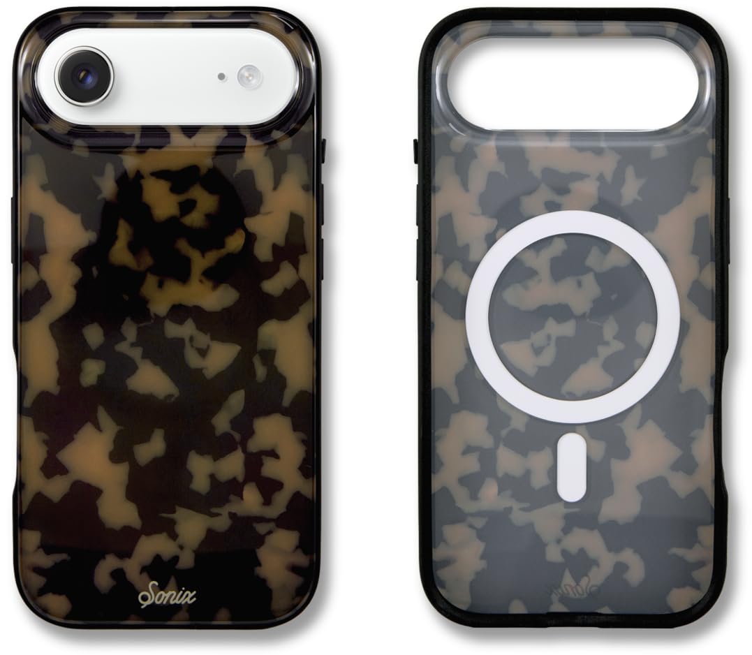 Sonix Case for iPhone 17 Pro Max | Compatible with MagSafe | 10ft Drop Tested | Tortoiseshell | Brown Tort