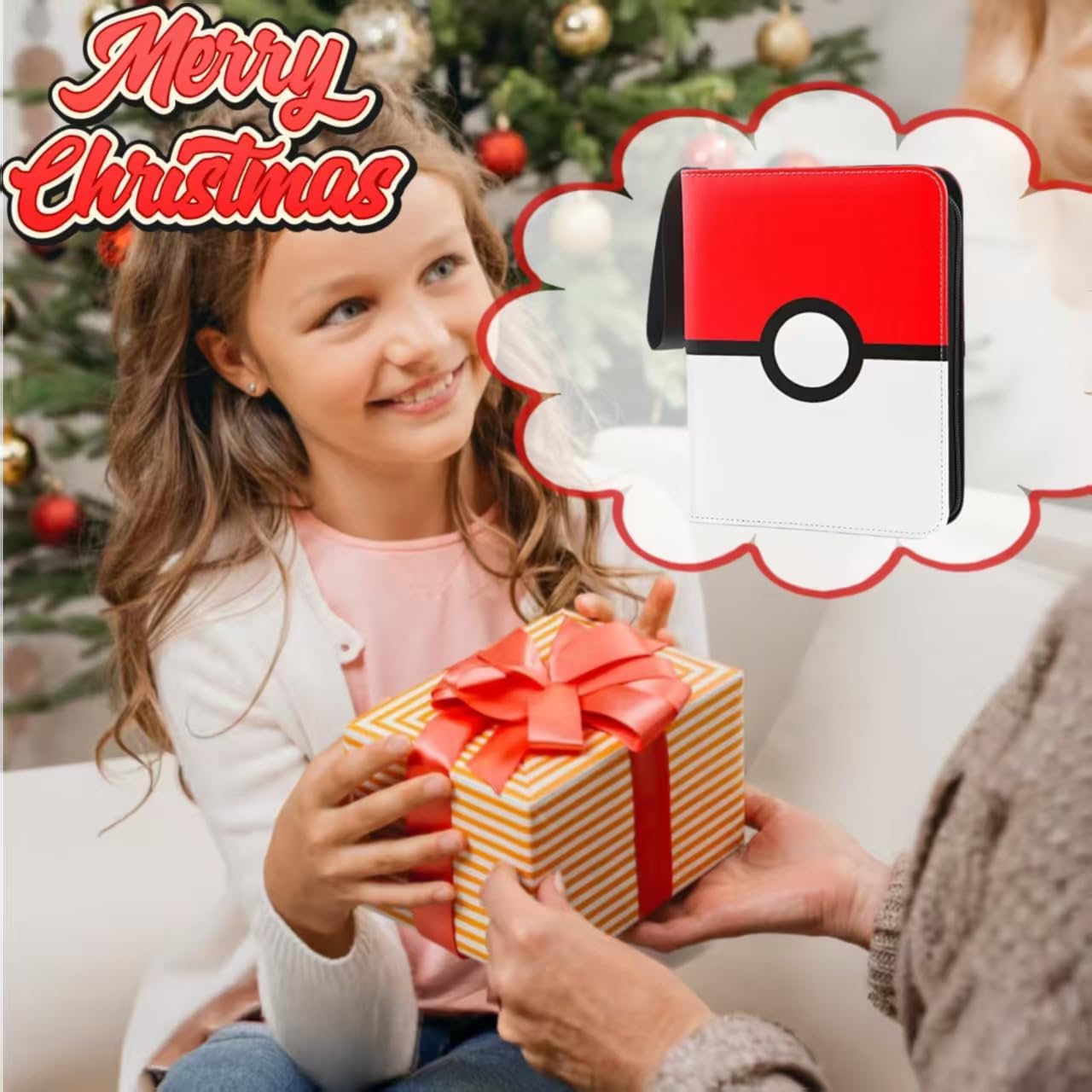 9-Pocket Trading Card Binder Holds 900 Cards - Includes 50 Removable Sleeves, Portable Zippered Card Album, Protective Game Card Storage Case for Collectors (9 pockets 900)