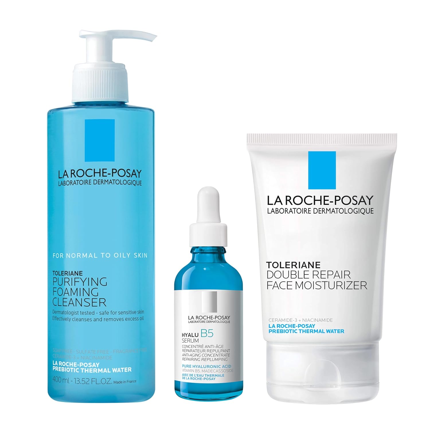 La Roche-Posay Toleriane Double Repair Face Moisturizer, Daily Moisturizer Face Cream with Ceramide & Niacinamide for All Skin Types, Immediate Comfort & Long Lasting Hydration, Fragrance Free
