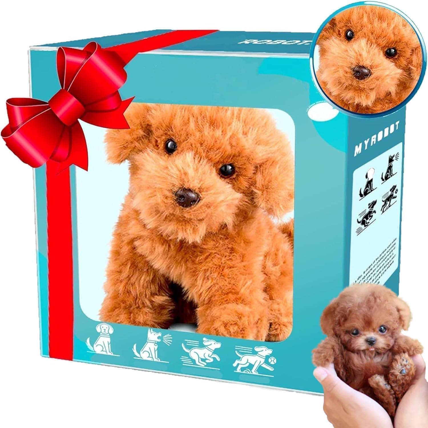 2026 Upgrade Robot Puppy - Ai Robot Dog, My Realistic Robots Puppy, That Acts Like a Real Puppys - Walking, Barking, Tail Wagging (Style-b)