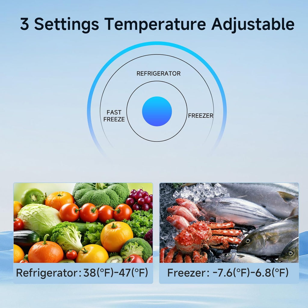 BANGSON Upright Freezer, 7.0 Cu.ft Stand Up Freezer, Convertible Upright Freezer/Refrigerator, Single Door for Kitchen,Garage, Office, Apartment, Silver