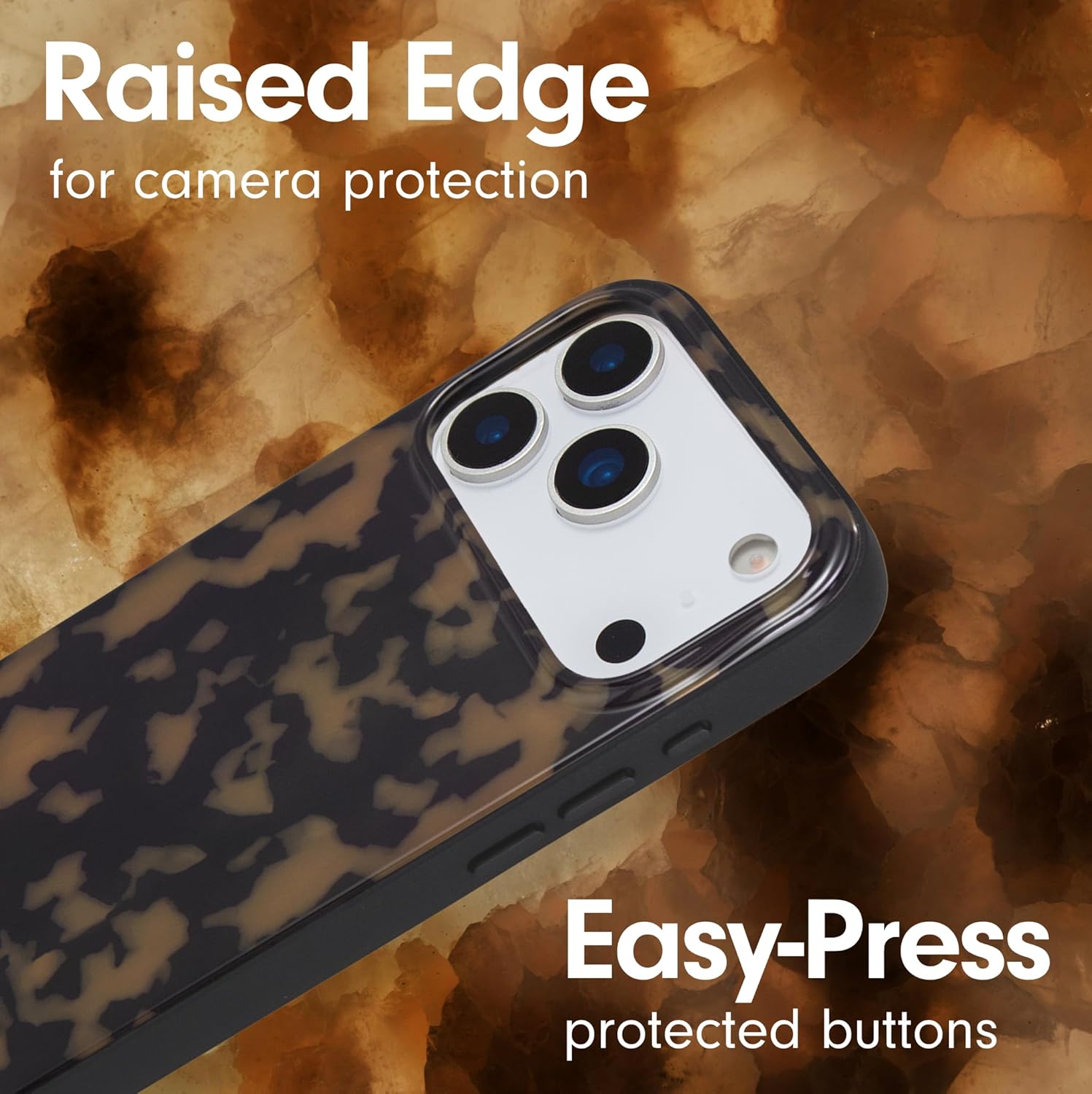 Sonix Case for iPhone 17 Pro Max | Compatible with MagSafe | 10ft Drop Tested | Tortoiseshell | Brown Tort