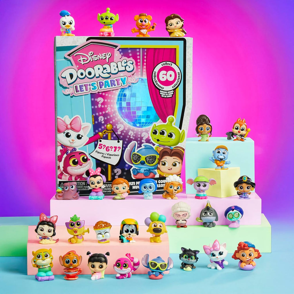 Disney Doorables Let’s Party Multi-Peek Series 14, Collectible 1.5 Inch Toy, Boys and Girls Toy Ages 5 and Up