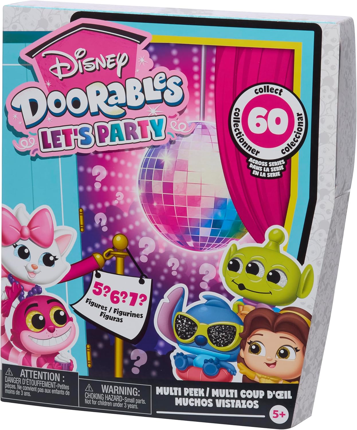 Disney Doorables Let’s Party Multi-Peek Series 14, Collectible 1.5 Inch Toy, Boys and Girls Toy Ages 5 and Up