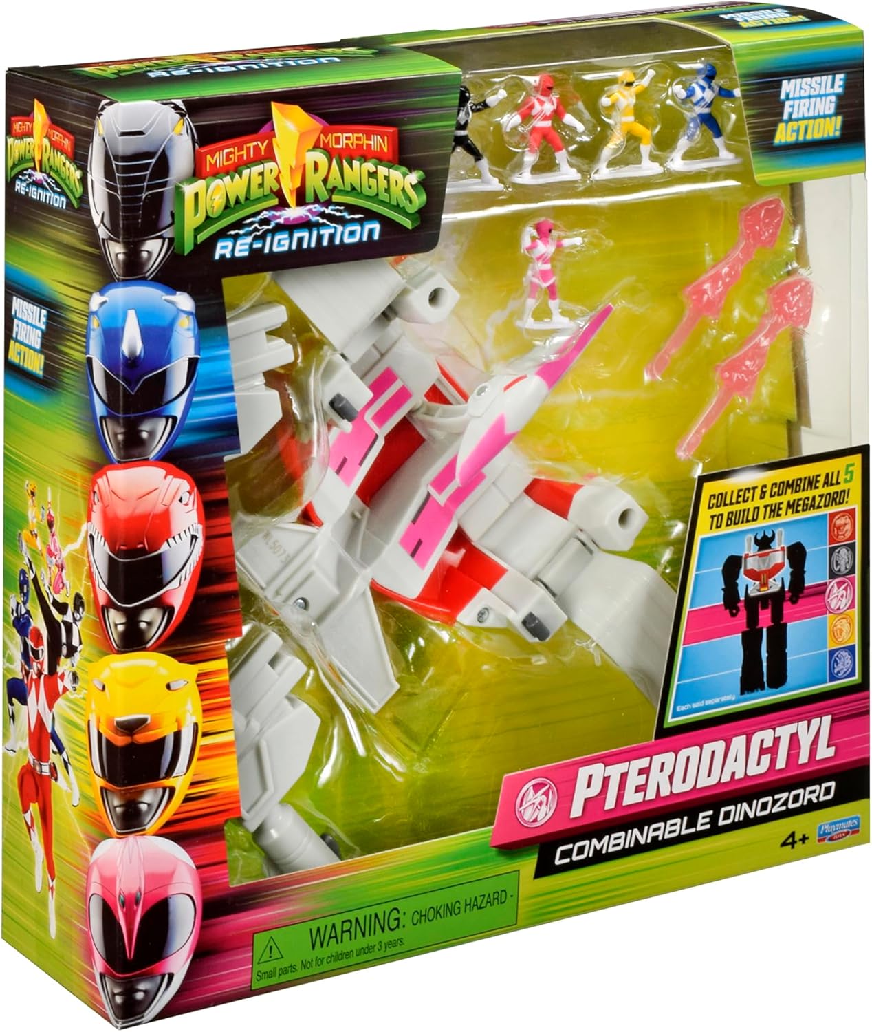 POWER RANGERS Mighty Morphin Pterodactyl Combinable Dinozord by Playmates Toys