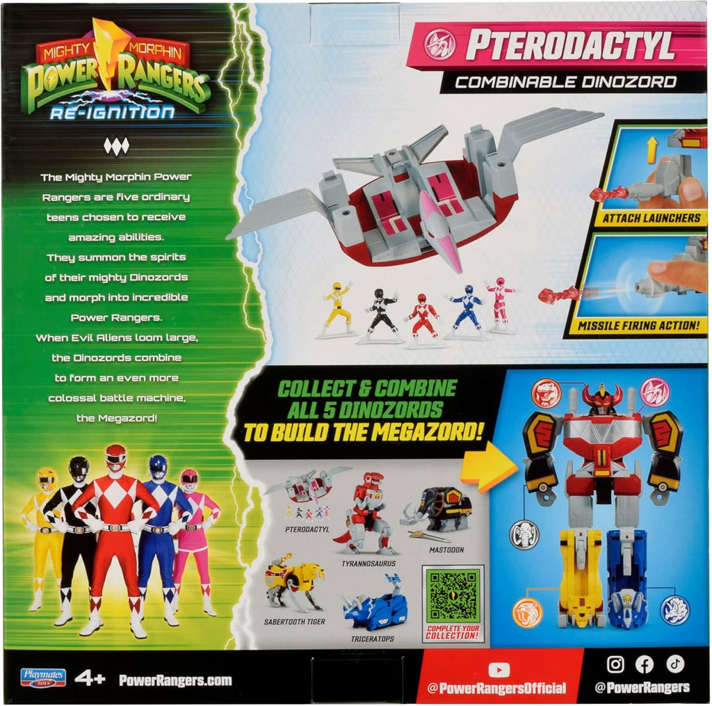 POWER RANGERS Mighty Morphin Pterodactyl Combinable Dinozord by Playmates Toys