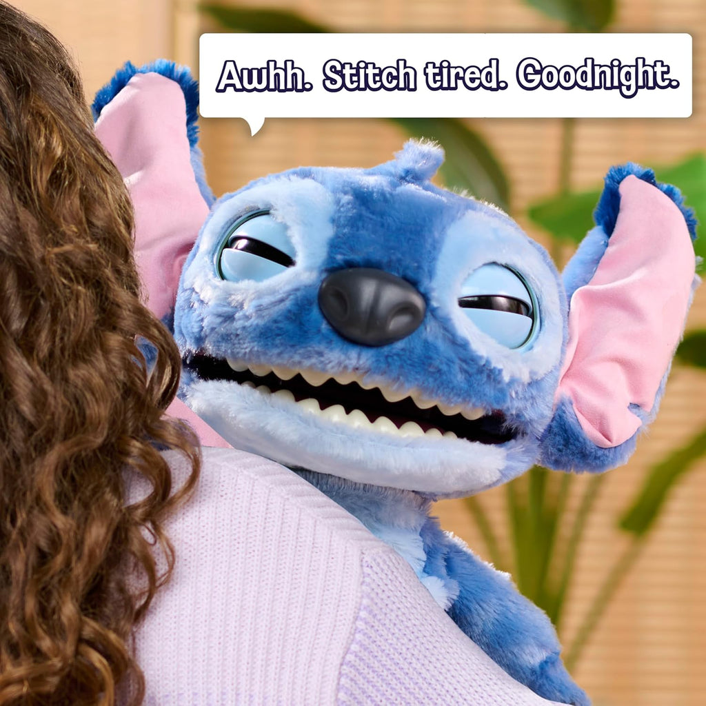Disney Stitch Ultimate Interactive 17" Plush Toy, 100+ Sounds & Reactions, Inspired by Disney’s Live-Action Lilo & Stitch Film, New Movie Toy for Fans, Girls, Boys, Kids 3 and Up by Just Play