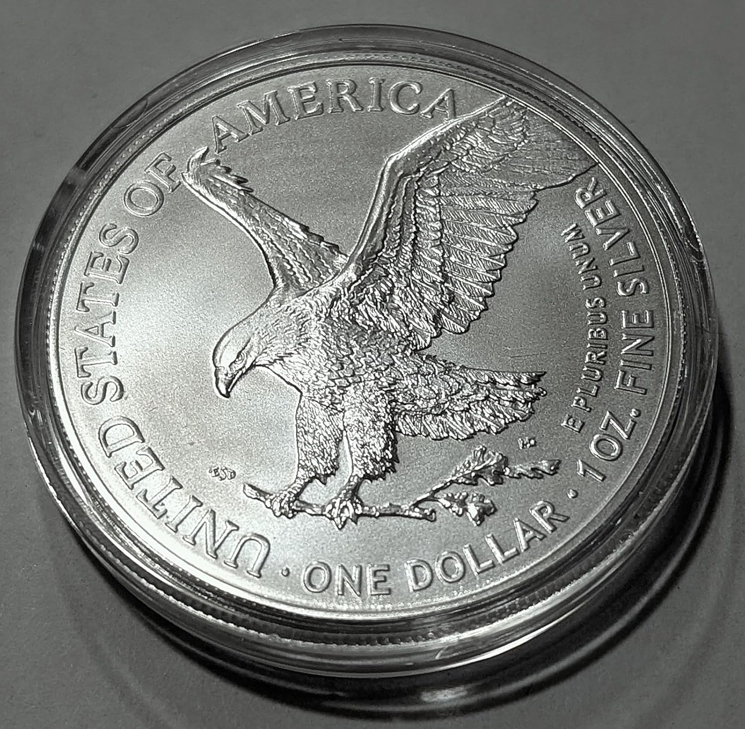 2021 1 oz American Silver Eagle Coin BU (Type 2) Sealed in Coin Capsule $1 Mint State