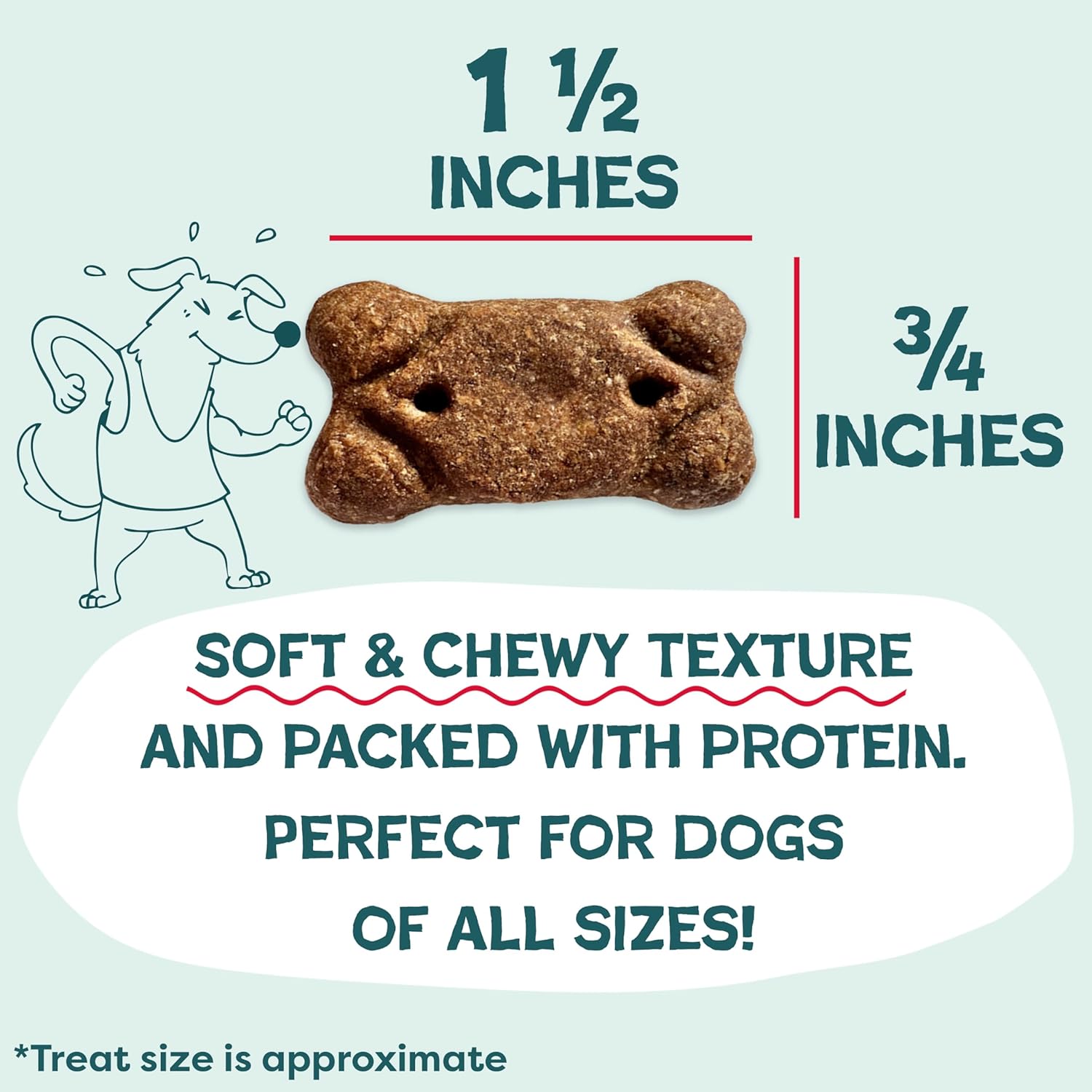 Shameless Pets Soft & Chewy Dog Treats, Bacon Me Crazy Meaty Tenders, 8oz – Real Bacon is 1st Ingredient – Grain Free, No Corn or Soy – Digestive Support – for Small, Medium & Large Dogs