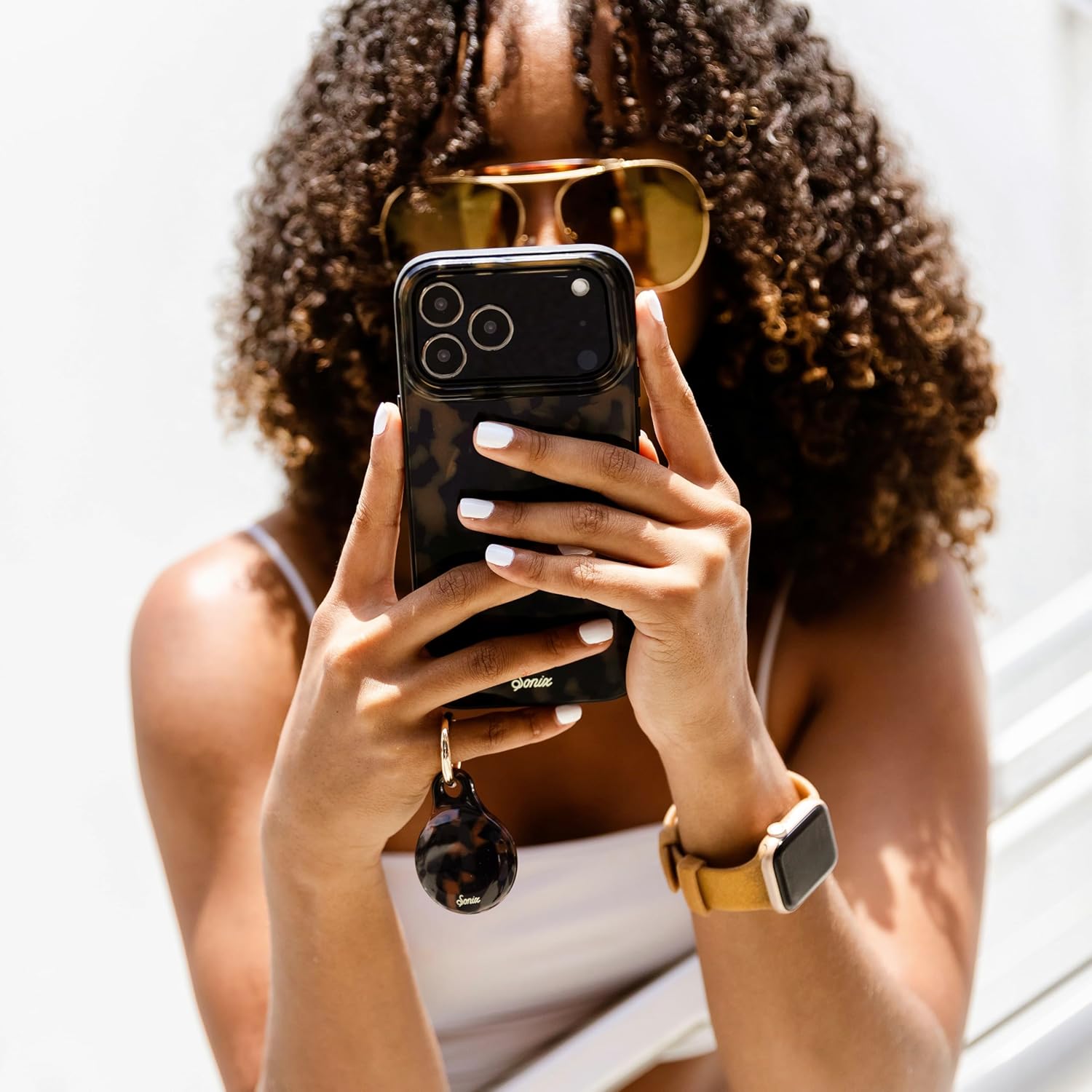 Sonix Case for iPhone 17 Pro Max | Compatible with MagSafe | 10ft Drop Tested | Tortoiseshell | Brown Tort