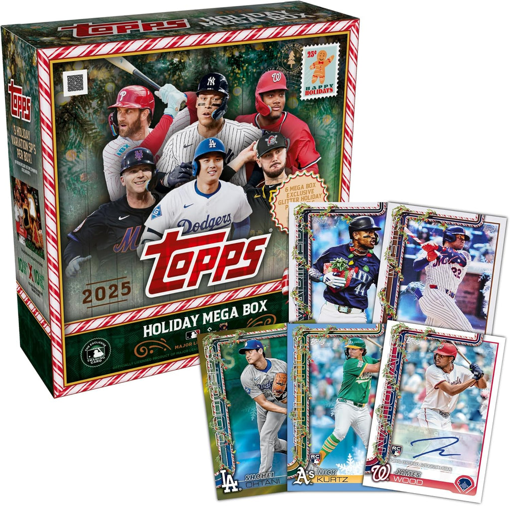 2025 Topps Holiday Baseball - Factory Sealed - Mega Box