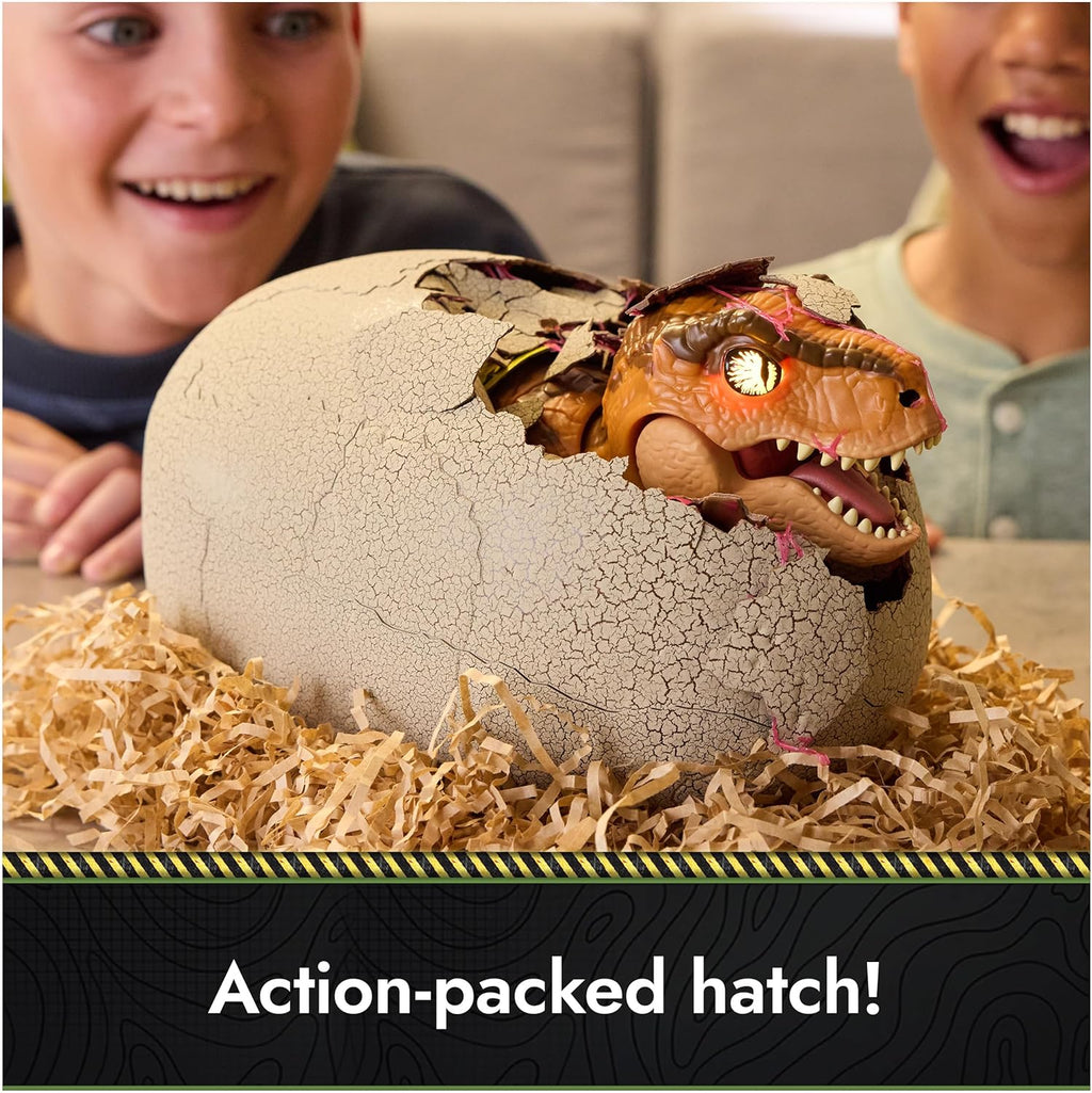 Jurassic World Interactive Toy Dinosaur & Egg, Hatch & Train Your own Baby Dino with 100+ Sounds & Reactions, Kids Toys for Boys & Girls Aged 5 & Up