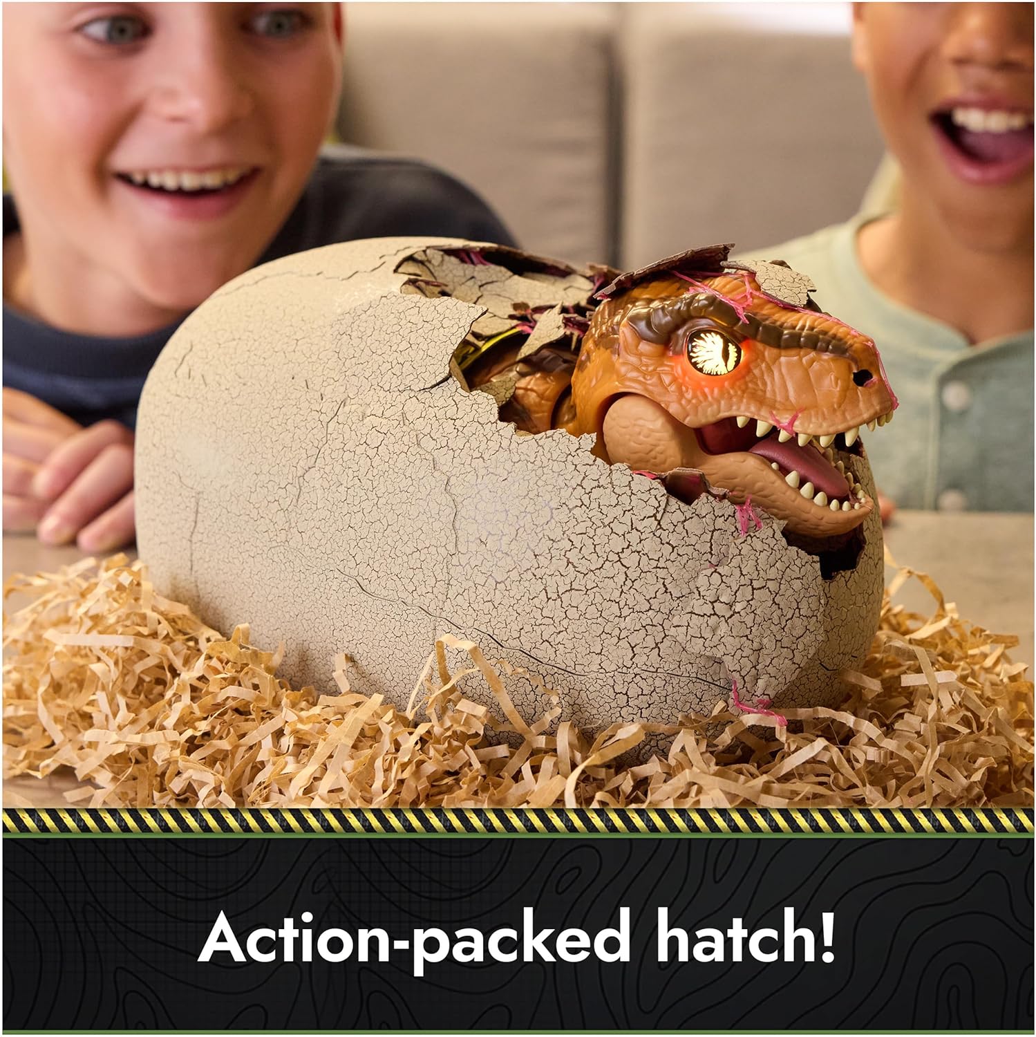 Jurassic World Interactive Toy Dinosaur & Egg, Hatch & Train Your own Baby Dino with 100+ Sounds & Reactions, Kids Toys for Boys & Girls Aged 5 & Up