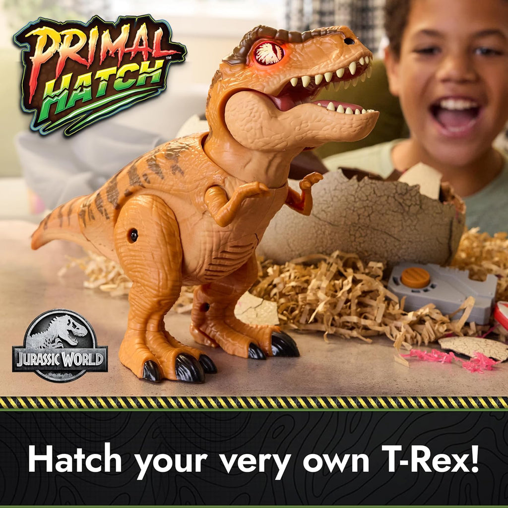 Jurassic World Interactive Toy Dinosaur & Egg, Hatch & Train Your own Baby Dino with 100+ Sounds & Reactions, Kids Toys for Boys & Girls Aged 5 & Up