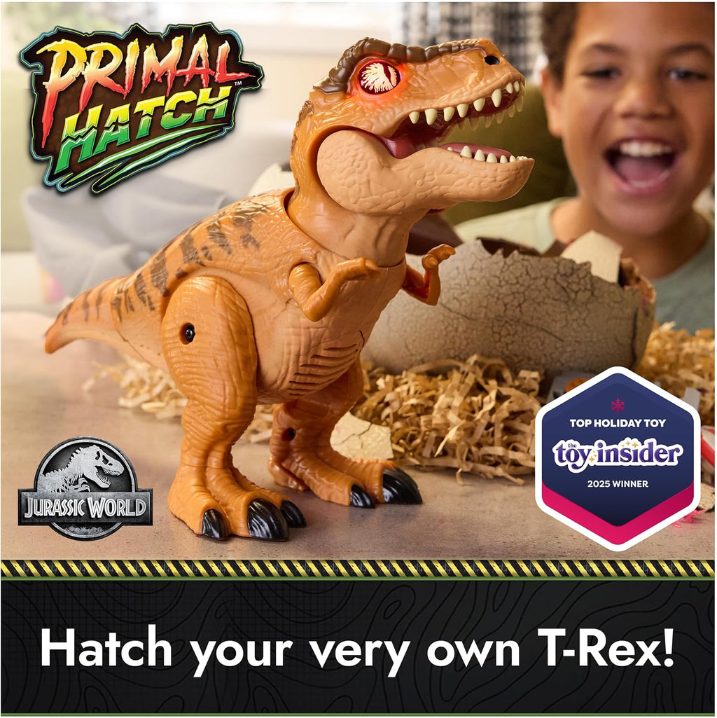 Jurassic World Interactive Toy Dinosaur & Egg, Hatch & Train Your own Baby Dino with 100+ Sounds & Reactions, Kids Toys for Boys & Girls Aged 5 & Up