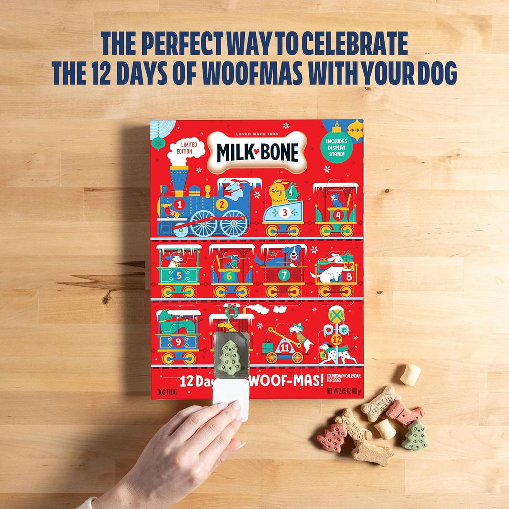 Milk-Bone Holiday 12 Day Treat Calendar, 2.85 oz Box