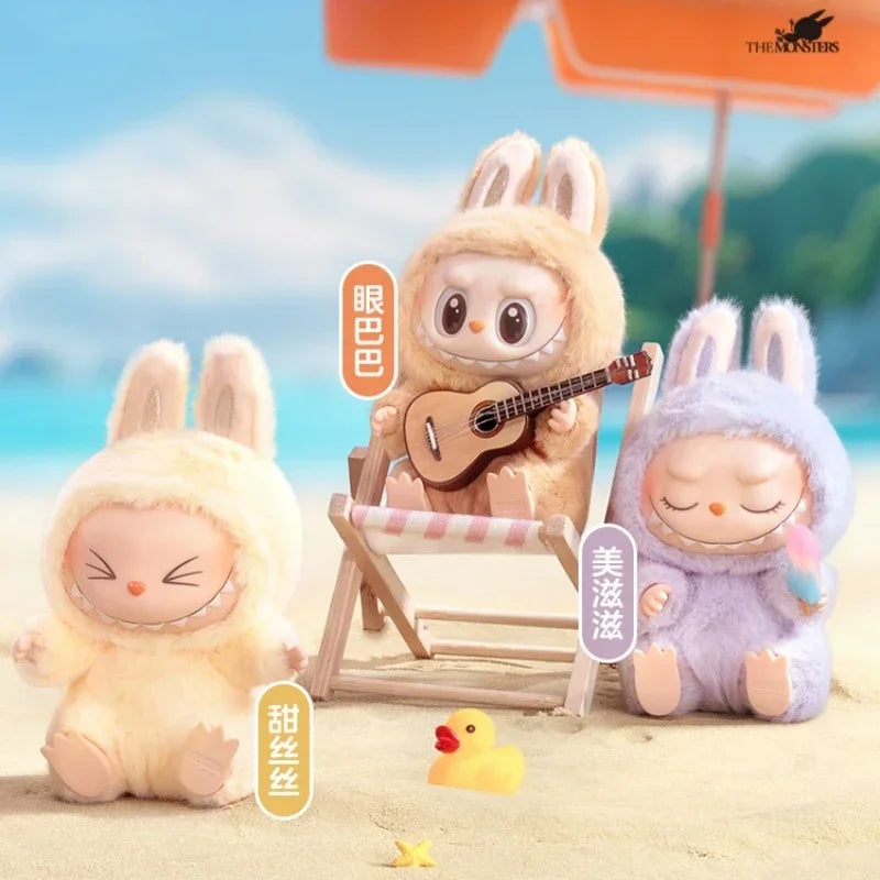 In Stock Genuine Blind Box The Monsters Labubu Sit-Down Party Series Vinyl Doll Pendant Collection Decoration Girlfriend Gift