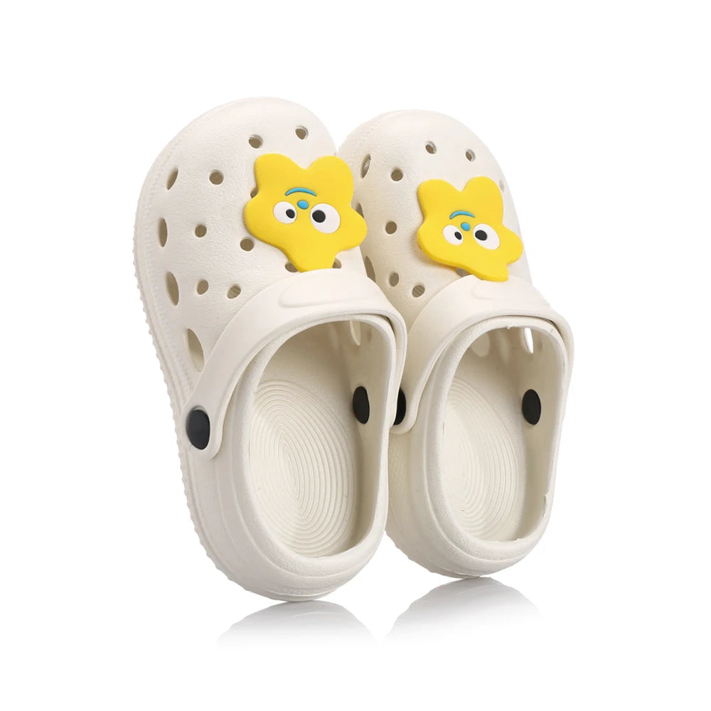 New Children's Slippers Waterproof Summer Outdoor Anti-Slip Beach Shoes for Boy Girl Fashion Garden Hole Shoes
