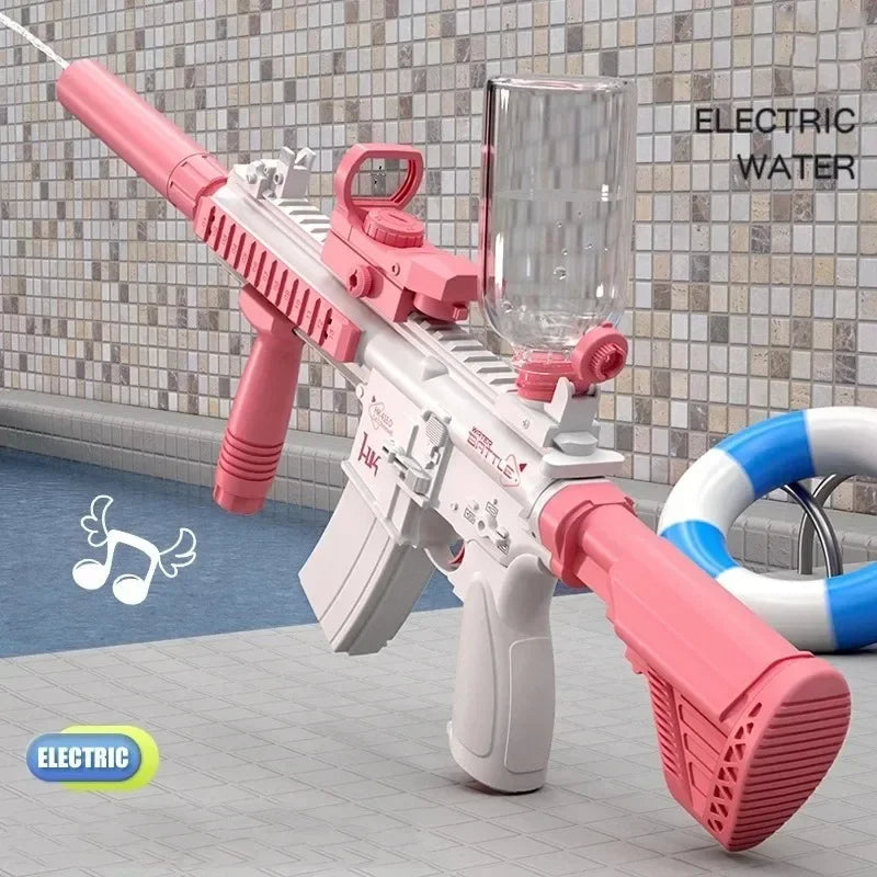 Electric Water Gun Fully Automatic Shooting Toy Summer Beach Outdoor Entertainment Toy  Children's and Adult Gifts M416