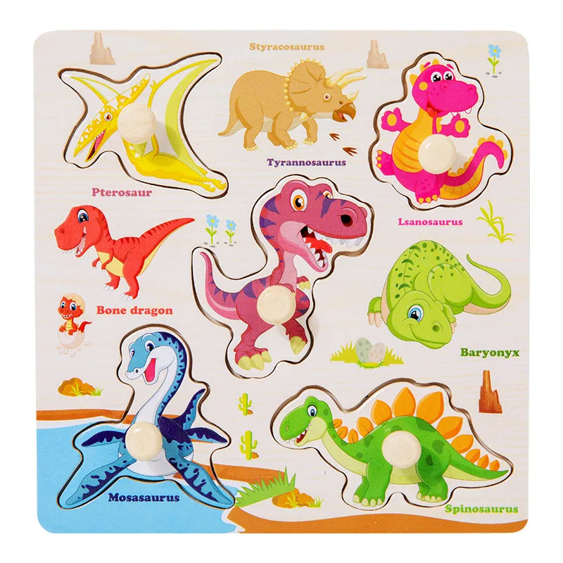 Wooden Puzzles Toys for Kids 3 Year Alphabet Numbers Children Montessori Educational Learning Toys abc Letters Preschool Gift