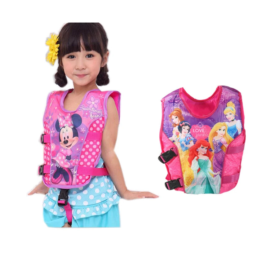 Hot Toys Boy Girl Non Inflatable Swim Vest Float Vest Swim Learning Assisted Swimwear Swimming Pool Accessories for Kid 8-18kgs