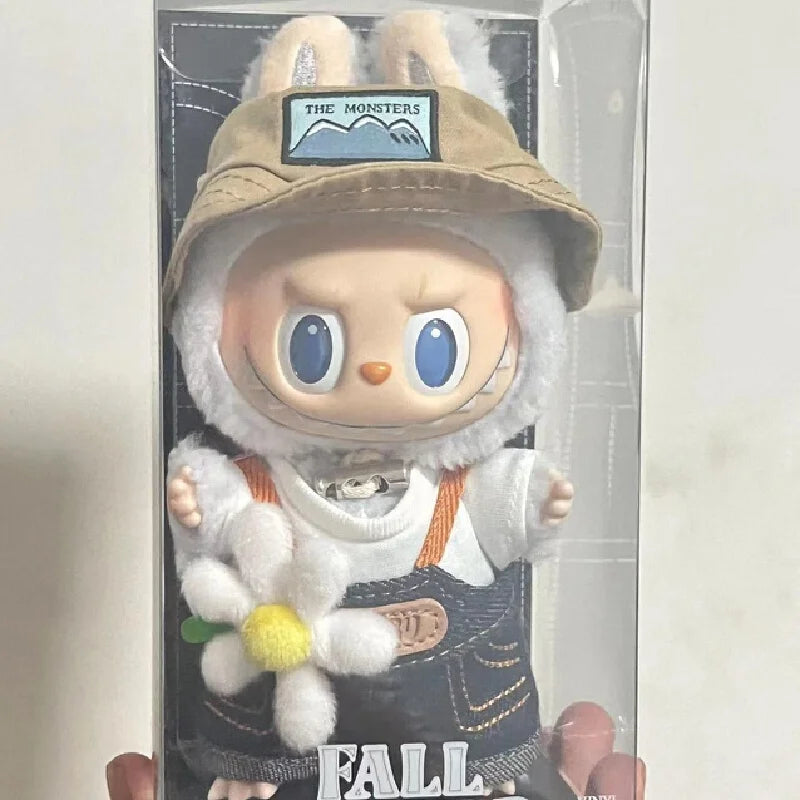 Labubu1: 1 Copy Fall In Wild Series Lisa Same The Monsters 17cm Labubu Rag Vinyl Plush Doll Tide Play Pendant Gift Available In