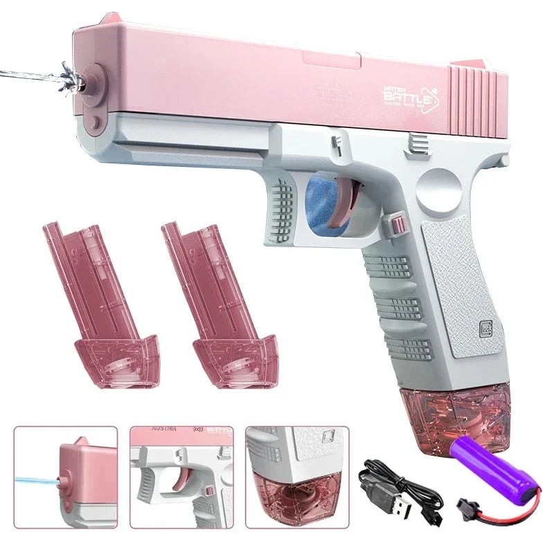 Electric Water Gun Fully Automatic Shooting Toy Summer Beach Outdoor Entertainment Toy  Children's and Adult Gifts M416