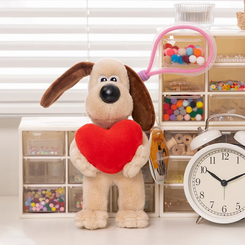 Original Wallace&Gromit Plush Toy Kawaii Gromit Wallace Toys Cartoon Dogs Bag Pendant Key Chain Anime Cute Puppy Stuffed Dolls
