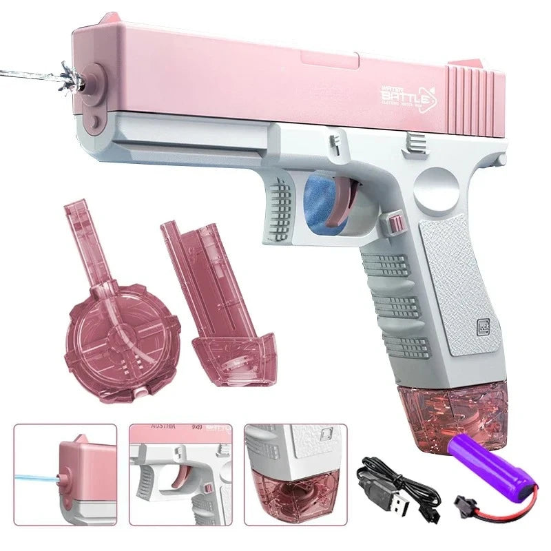 Electric Water Gun Fully Automatic Shooting Toy Summer Beach Outdoor Entertainment Toy  Children's and Adult Gifts M416
