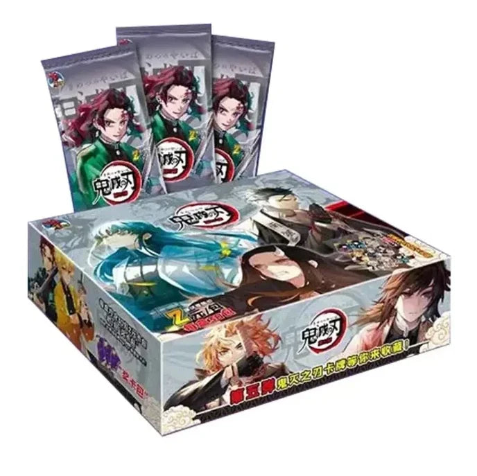 New Original Demon Slayer Cards Infinite Train SSP Card Diamond Rare Card Tanjirou Kamado Nezuko Character Collection Card