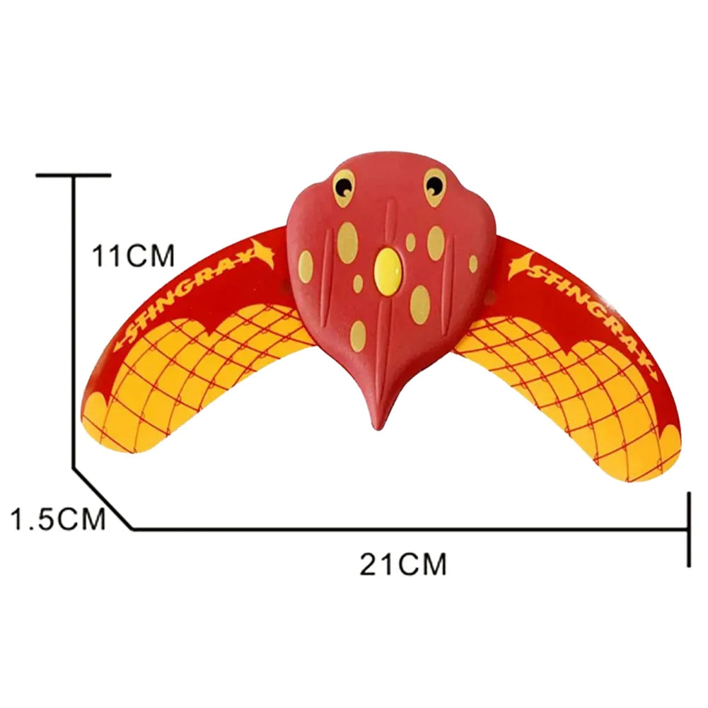 Water Power Manta Ray Devilfish for Pool Water Toys for Kids Swim Training Diving Games Outdoor Fun Hydrodynamic Glides for Ages