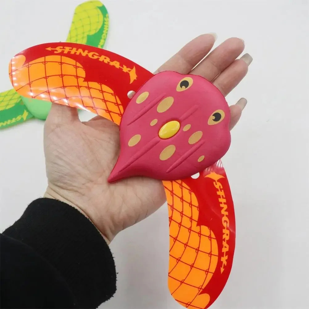 Water Power Manta Ray Devilfish for Pool Water Toys for Kids Swim Training Diving Games Outdoor Fun Hydrodynamic Glides for Ages