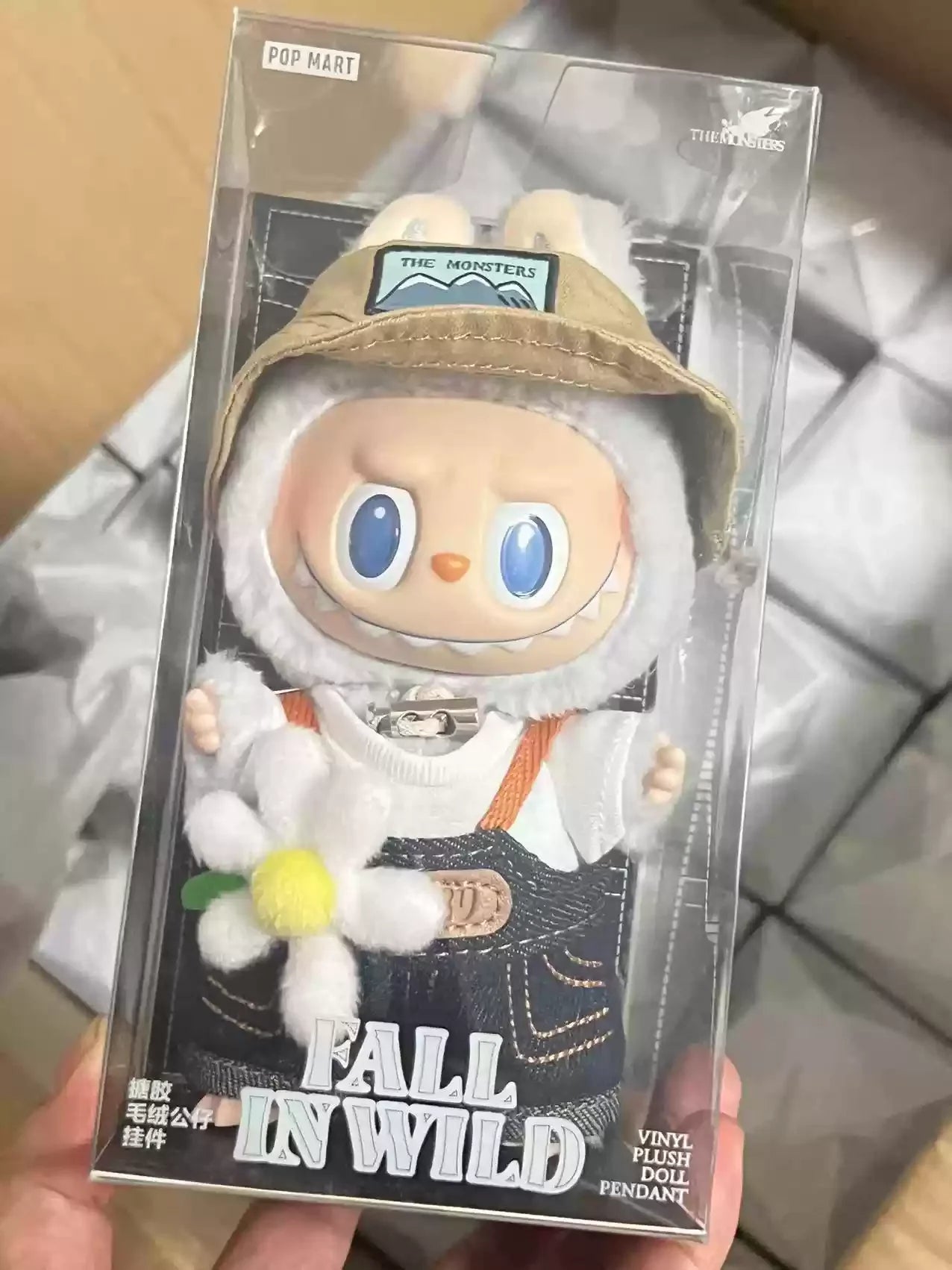 Labubu1: 1 Copy Fall In Wild Series Lisa Same The Monsters 17cm Labubu Rag Vinyl Plush Doll Tide Play Pendant Gift Available In